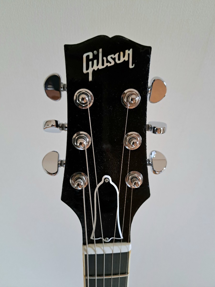 Gibson セミアコ　ネック補修あり　USA 希少　ハードケース _画像5