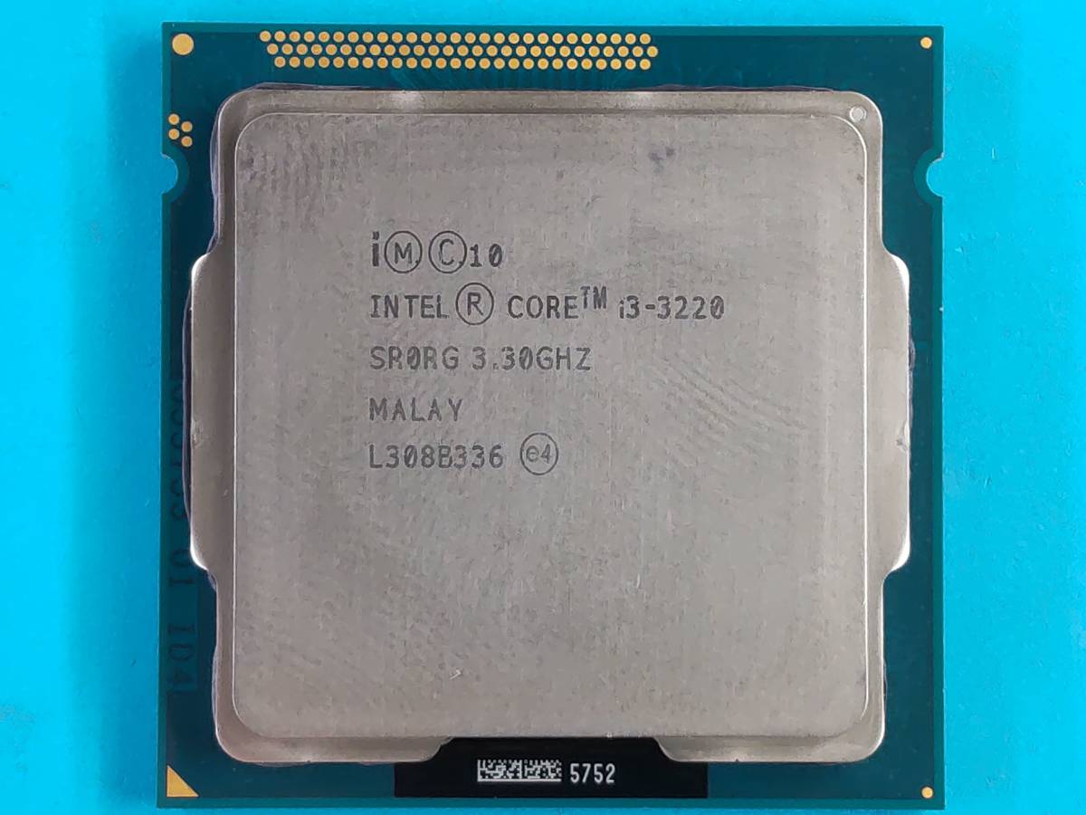 Intel Core i3-3220 4個セット 動作未確認※動作品から抜き取り 22780081017_画像4