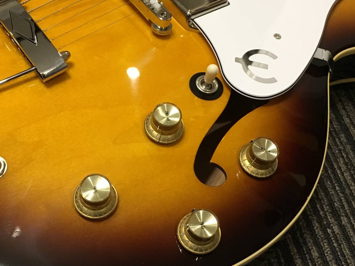 ★送料無料★Epiphone　Casino エピフォン カジノ用 ジョンレノン レプリカ ラッカー対応　トグルスイッチ プレートリング ２枚SET_ジョンレノン　トルグスイッチプレート　