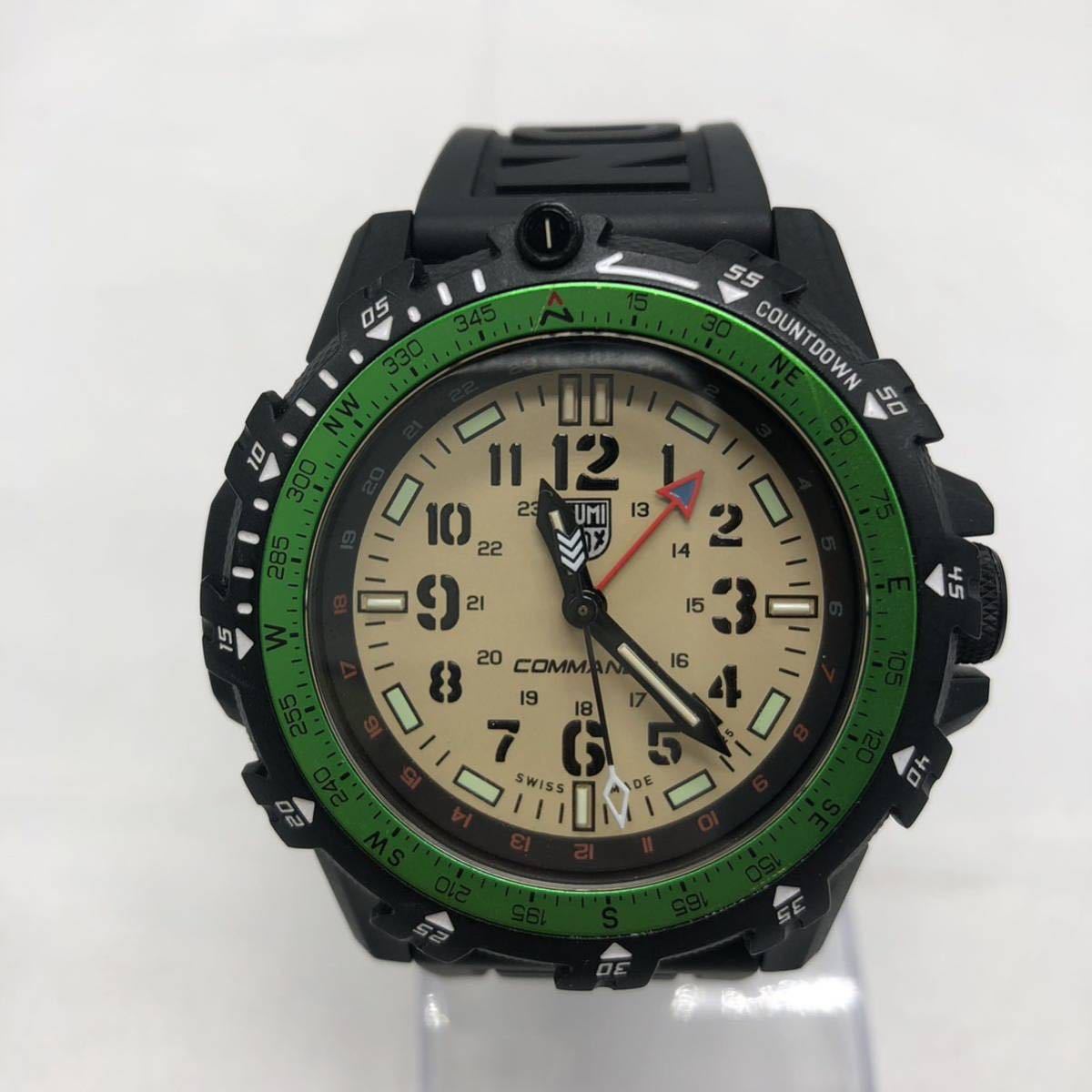 LUMINOX ルミノックス COMMAND 3320-1GBq H-3 LX-200 可動品　サンドカラー文字盤　本体のみ中古　YS-3SLW_画像1