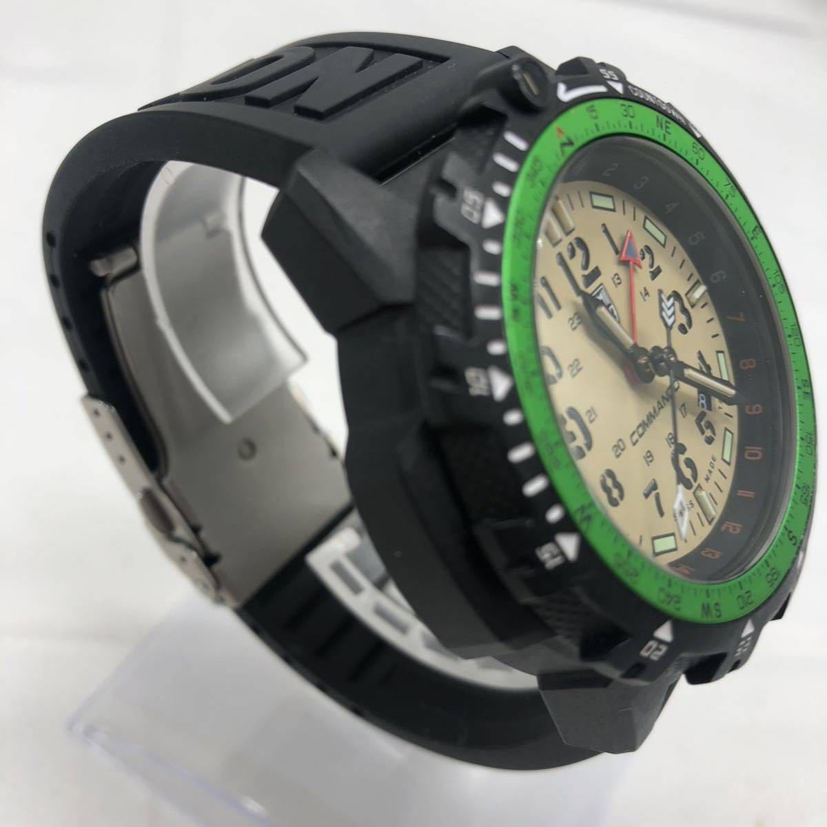 LUMINOX ルミノックス COMMAND 3320-1GBq H-3 LX-200 可動品　サンドカラー文字盤　本体のみ中古　YS-3SLW_画像3