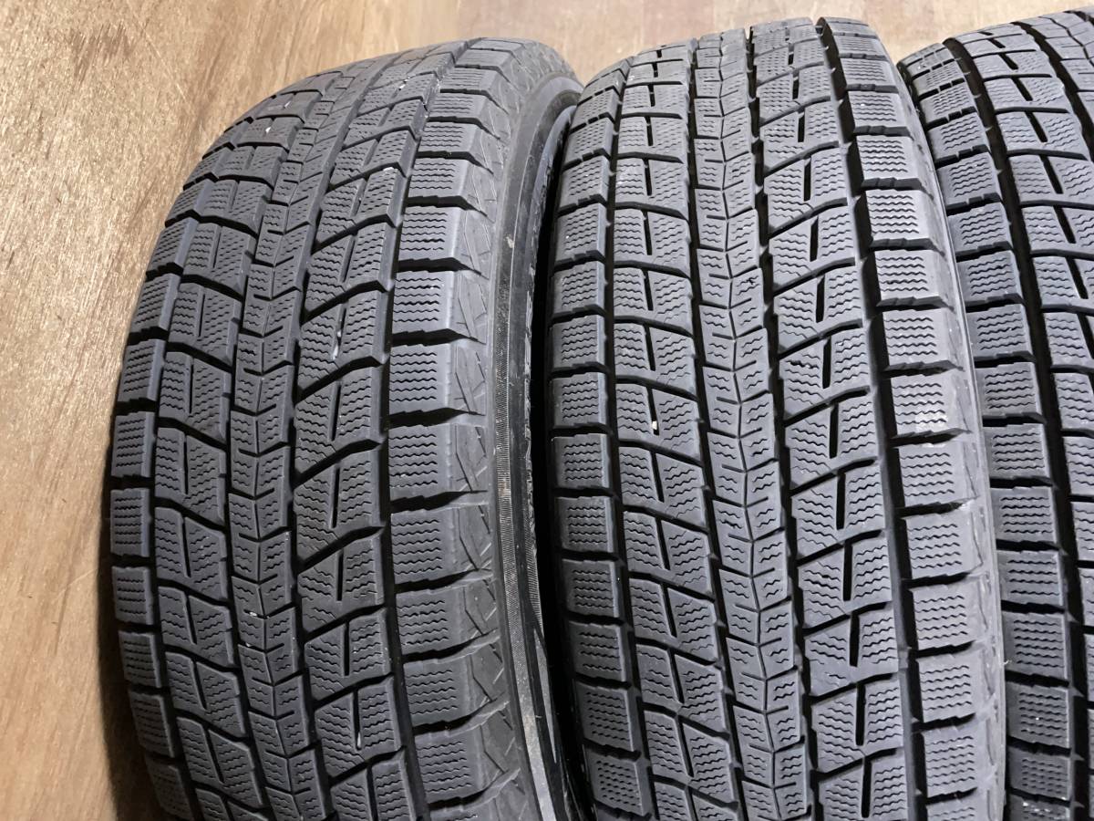 【バリ山】 ダンロップ ウインターマックス SJ8 225/65R17 製造2018年 スタッドレス タイヤ 4本セット ハリアー RAV4 エクストレイル CX-5_画像3