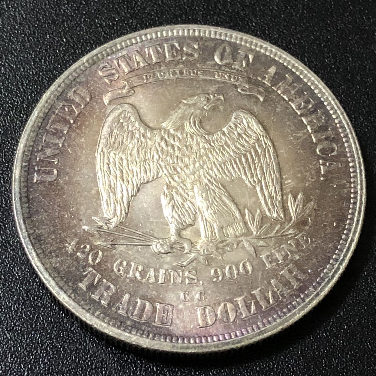 1875年 トレードダラー Yahoo!オークション - 銀貨 1875年 1ドル トレード・ダラー銀貨