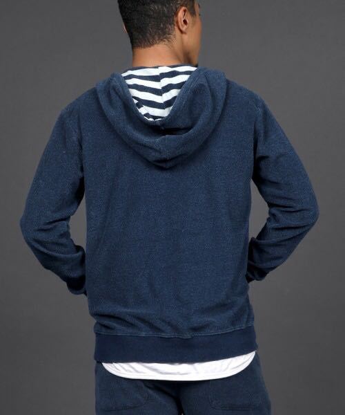 The DUFFER of ST.GEORGE [INDIGO LABEL] PILE PARKA：インディゴレーベル パイルパーカーM_画像4