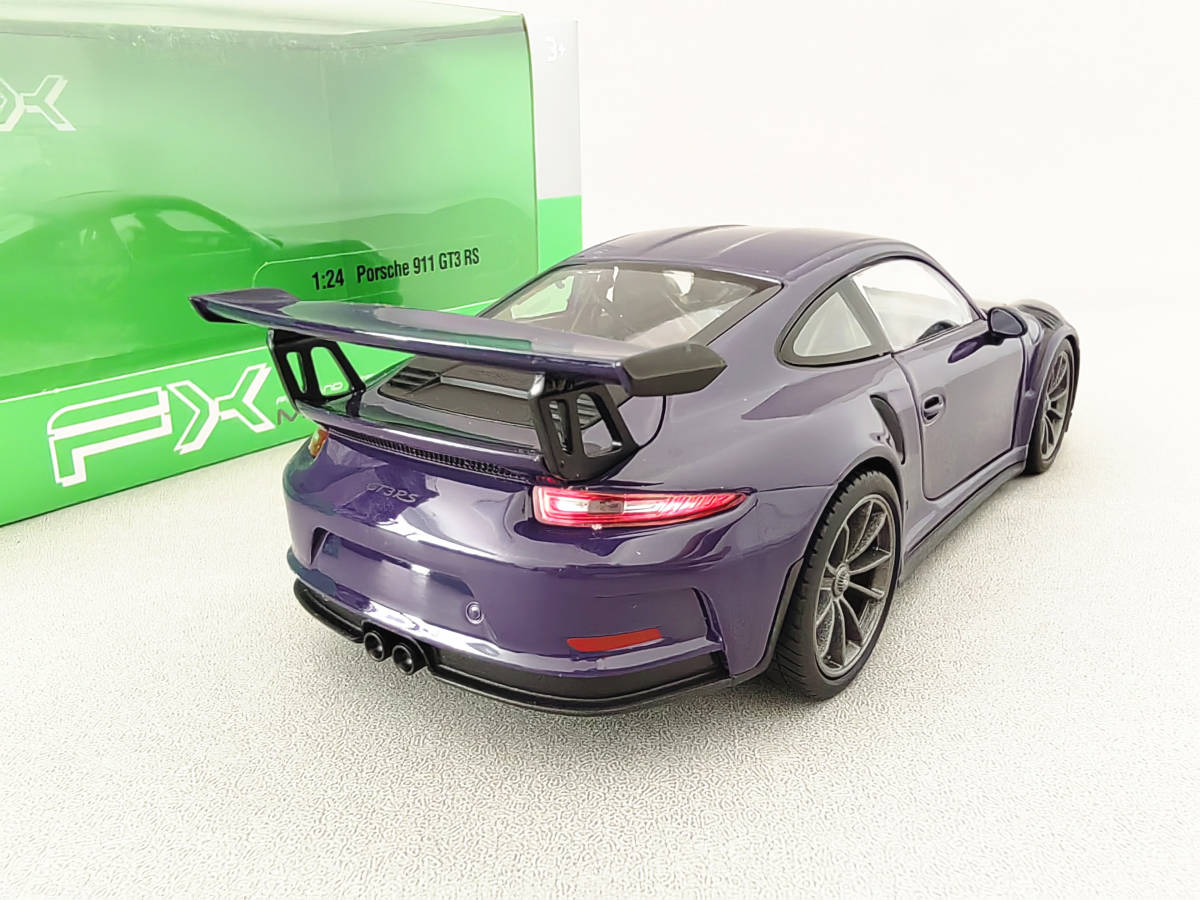 FX 1/24 ポルシェ 911 GT3 RS 紫_画像3