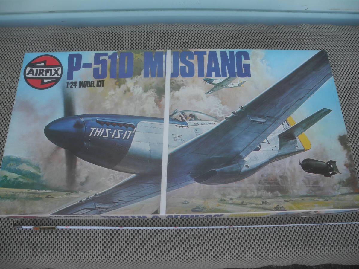【新品未開封】AIRFIX 1/24 P-51D ムスタング NORTH AMERICAN MUSTANG エアフィックス スーパーキットシリーズ 軍用機 プラモデル レトロ