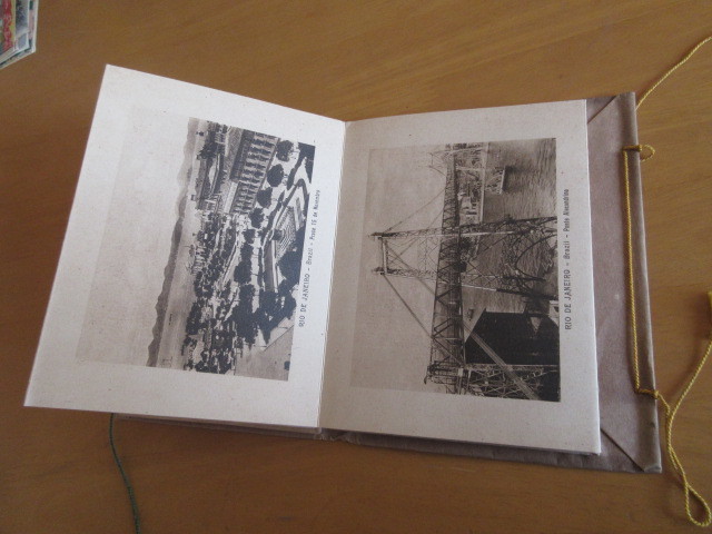 リオネジャネイロ　　戦前の街並みや景勝地の写真をジャバラ形式で載せた冊子を見た目良く装飾したもの。写真30枚　観光土産品？_画像8
