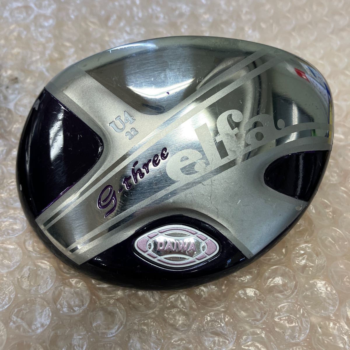 【中古】DAIWA　g-three　elfa　U5　25　U4　22　ユーティリティ　ヘッドのみ　まとめ売り　ジャンク　キズ多　GF-4_画像2