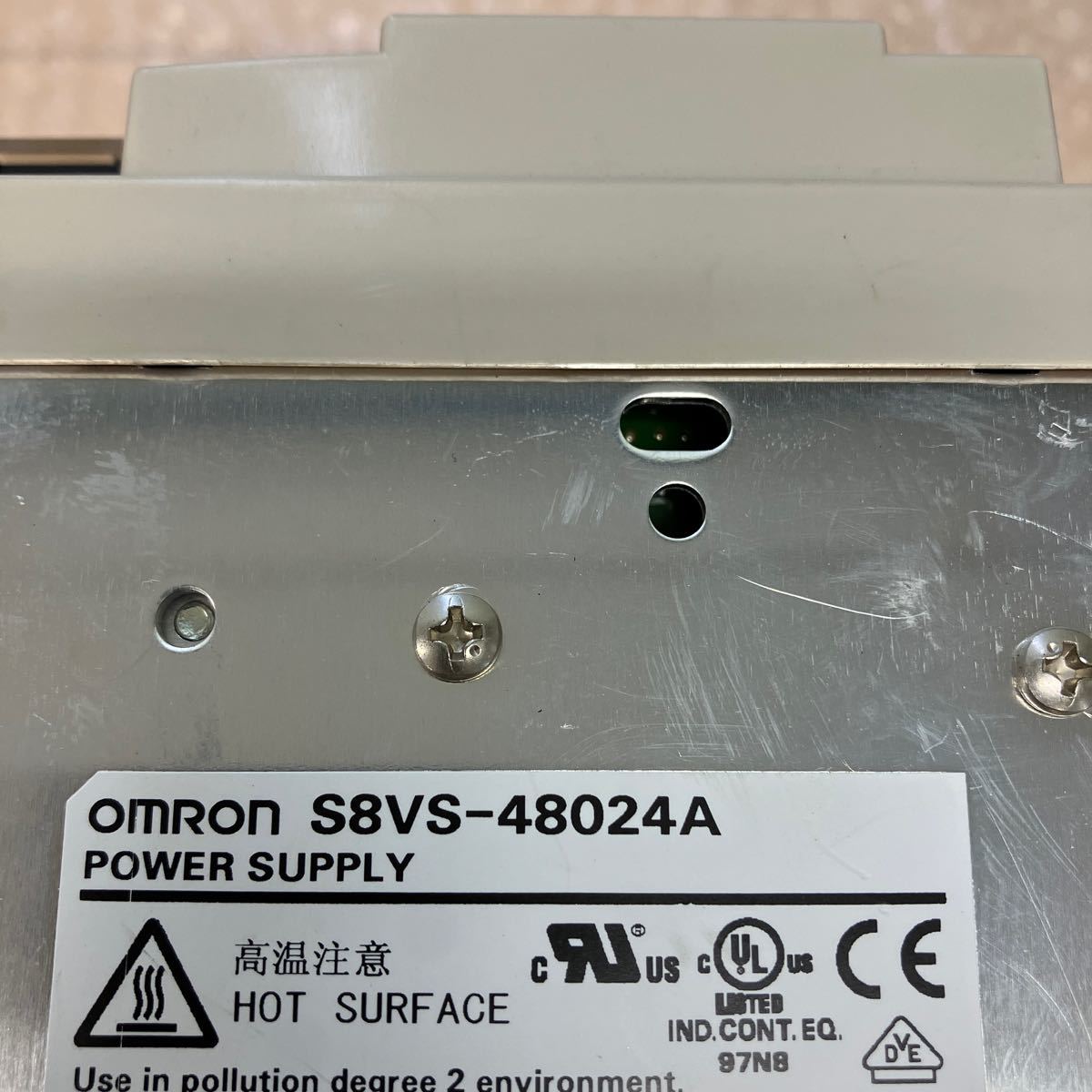 OMRON　オムロン　S8VS-48024A　パワーサプライ　スイッチング電源　通電確認のみ　U-257_画像10