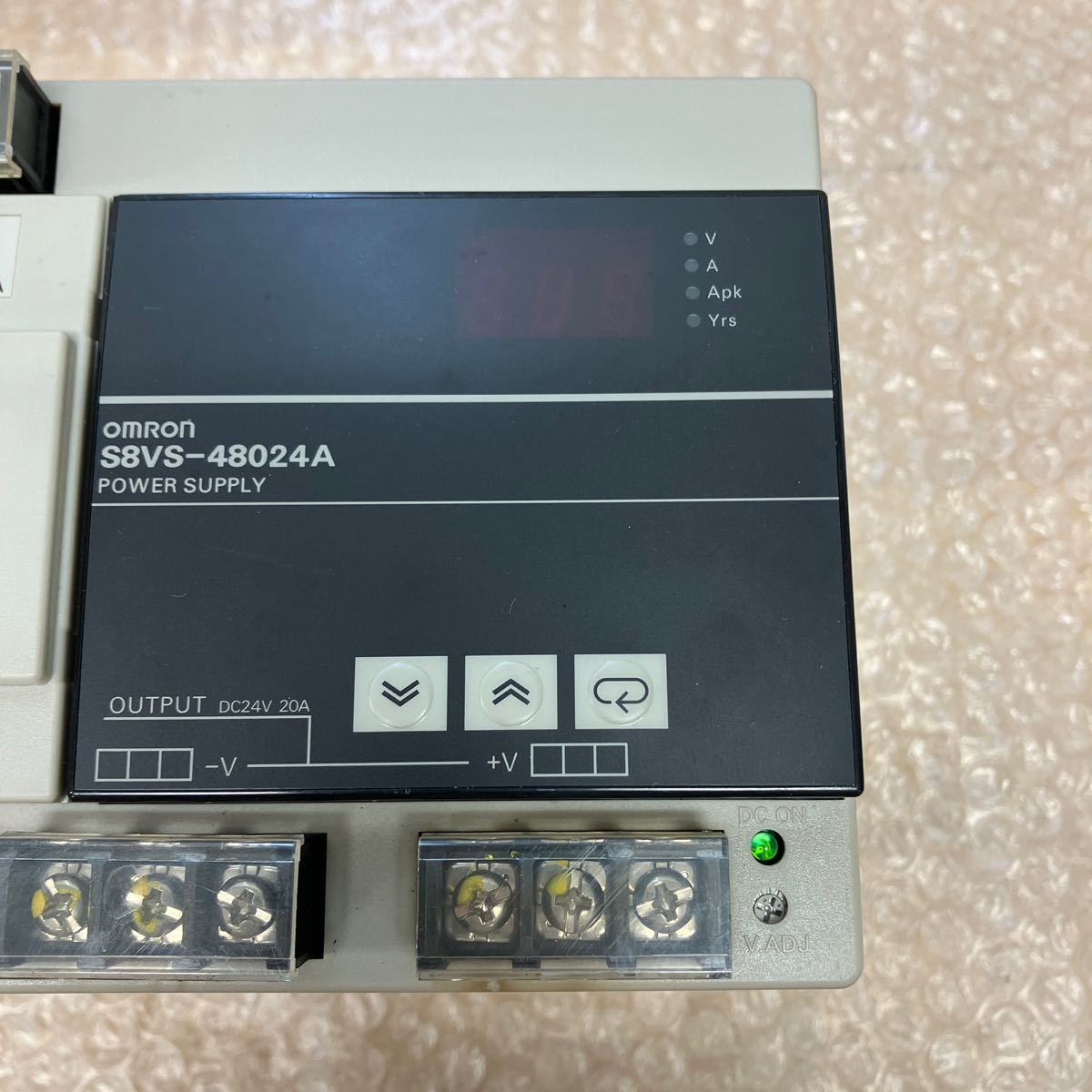 OMRON　オムロン　S8VS-48024A　パワーサプライ　スイッチング電源　通電確認のみ　U-257_画像5