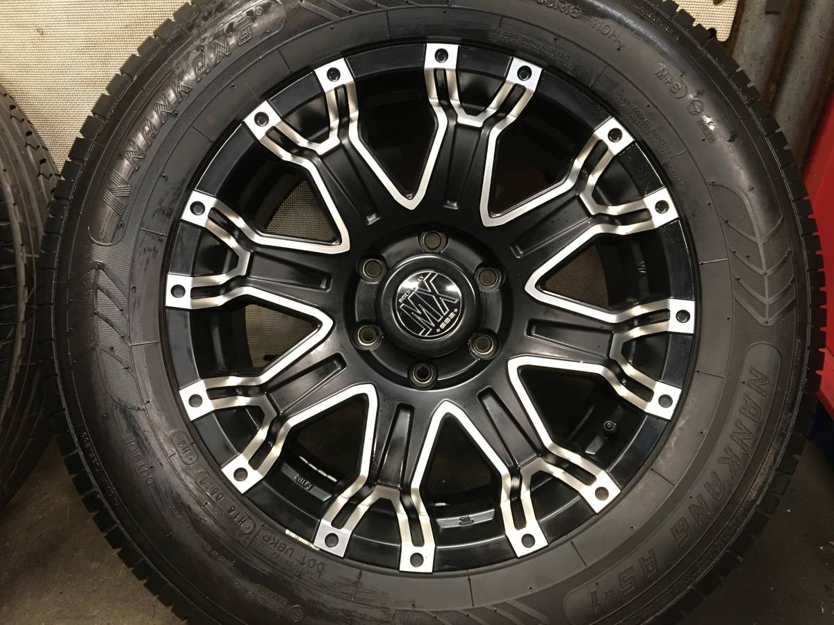 【265/60R18】溝有NANKANG AS-1 タイヤ【18×8J+25 PCD139.7 6H】ROCK KELLY MX 632アルミホイール 4本 150/120系ランドクルーザープラド_画像8