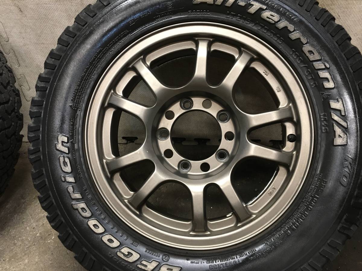 【ジムニー】LT215/70R16 BFグッドリッチ オールテレーンT/Aタイヤ16×5.5J±0 PCD139.7 5H 5ZIGENアルミホイール 4本　カスタムジムニー_画像7