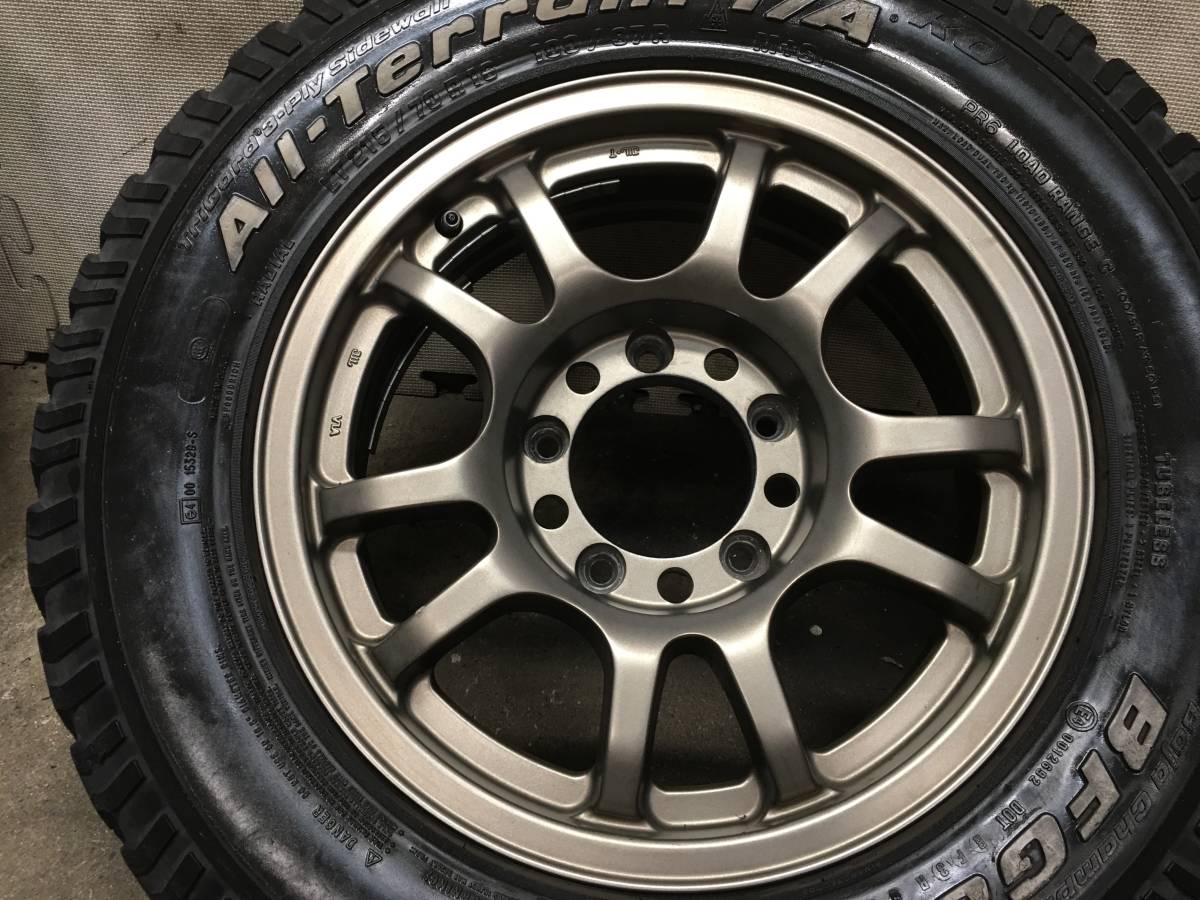 【ジムニー】LT215/70R16 BFグッドリッチ オールテレーンT/Aタイヤ16×5.5J±0 PCD139.7 5H 5ZIGENアルミホイール 4本　カスタムジムニー_画像8