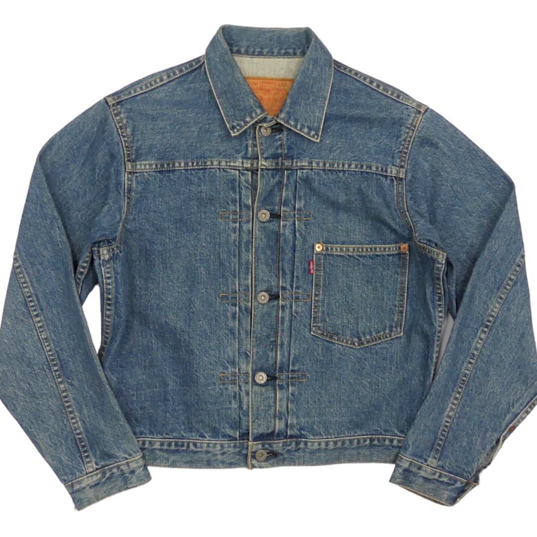 即決★日本製 Levi's 71506XX★メンズM ファースト 大戦モデル Gジャン 1st リーバイス 38 復刻 506XX ジージャン 赤耳_画像2