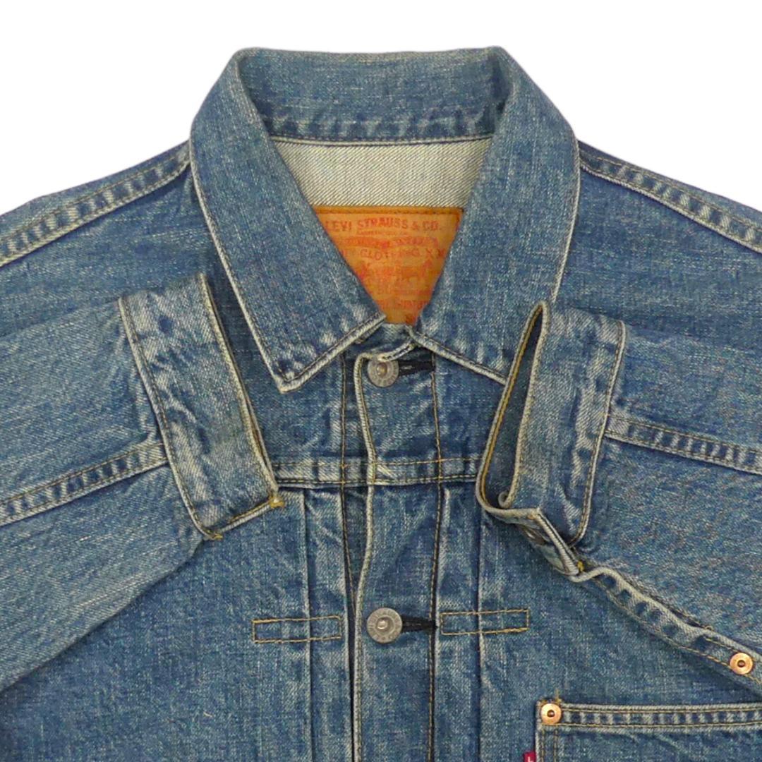 即決★日本製 Levi's 71506XX★メンズM ファースト 大戦モデル Gジャン 1st リーバイス 38 復刻 506XX ジージャン 赤耳_画像4