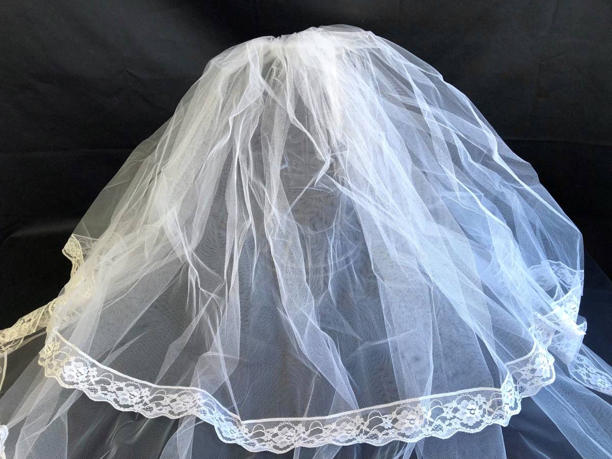  new goods wedding veil 79 centimeter 2 step postage 140 jpy wedding . comb attaching 