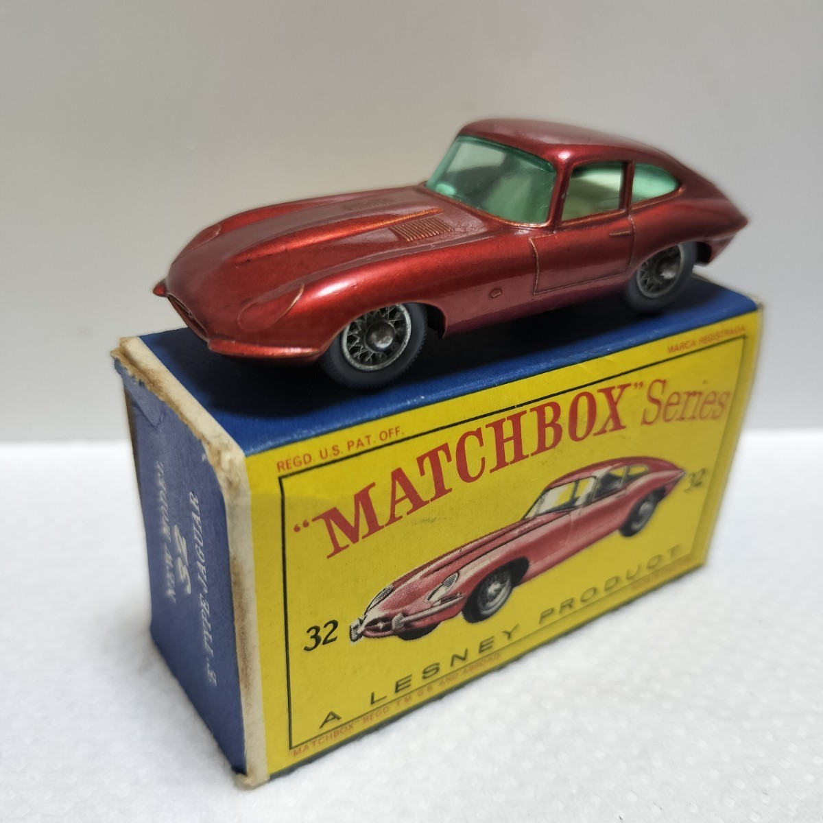 MATCHBOX マッチボックス LESNEY レズニー No.32 E TYPE JAGUAR_画像1