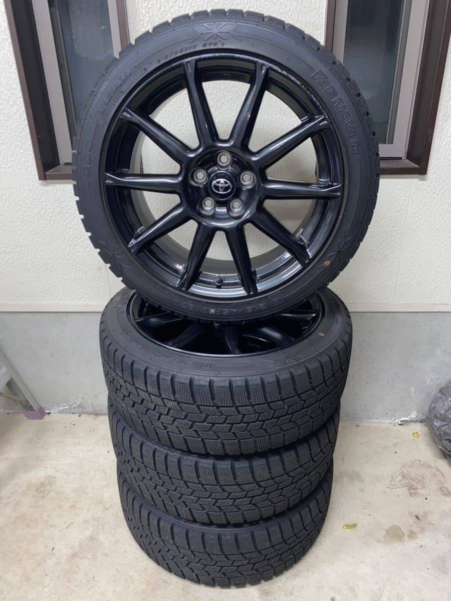 トヨタ 86 純正ホイール 17インチ 7.5J +48 5H 100 & グッドイヤーナビ