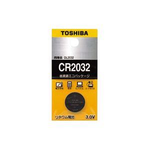 【新品】（まとめ） 東芝 TOSHIBA コイン型リチウム電池 CR2032EC 1個入 【×10セット】_画像1