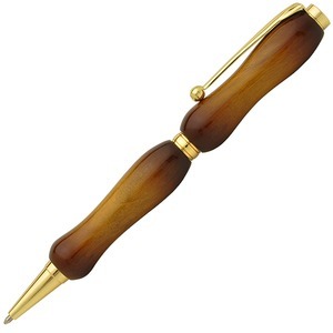 【新品】サンバースト ボールペン/文房具 【桜 チェリーウッド クロスタイプ】 芯：0.7mm 日本製 文具 『Air Brush Wood Pen』