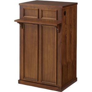 【新品】カウンター ブラウン 2列タイプ 組立品 〔リビング キッチン〕