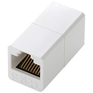 【新品】（まとめ）エレコム ELECOM RJ45延長コネクタ LD-RJ45JJ6Y2【×5セット】_画像1