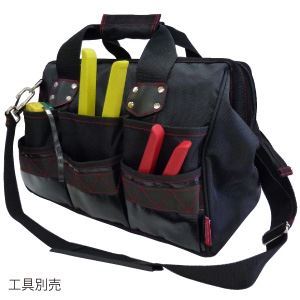 【新品】電工ポケット WAIST GEAR 【ボストンツールバッグ】 ポケット付き レッド（赤） マーベル MTB-3B