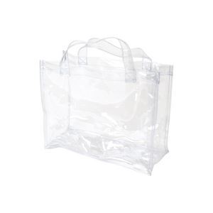 【新品】（まとめ）OCSコーポレーション 透明手提バッグ A4 OCS-3225135 1枚【×10セット】