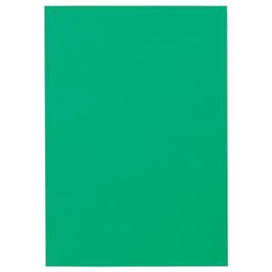 【新品】（まとめ） TANOSEE 色画用紙 四つ切 みどり 1パック（10枚） 【×15セット】_画像1