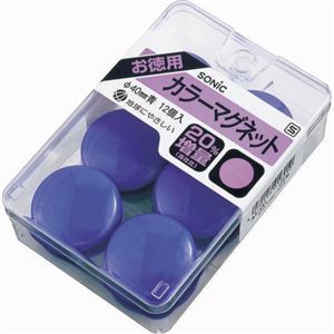 [ новый товар ]( суммировать ) Sonic цвет магнит диаметр 40mm синий AT-141 1 кейс (12 шт ) [×20 комплект ]
