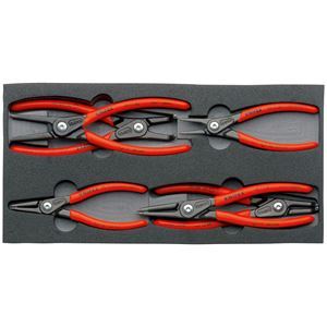 【新品】KNIPEX（クニペックス）002001V02 スナップリングプライヤーセット ウレタントレイ入り