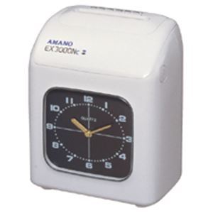 【新品】アマノ 電子タイムレコーダー ホワイトEX3000Nc-W 1台