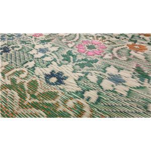 【新品】い草 ラグマット 絨毯 約200×300cm グリーン 日本製 裏貼り仕様 滑りにくい加工 縁：綿100％ エンペラー リビング_画像3