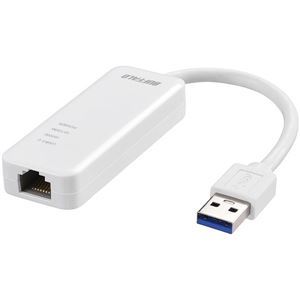 【新品】バッファロー Giga USB3.0対応 有線LANアダプター ホワイト LUA4-U3-AGTE-WH_画像1