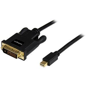 【新品】(まとめ)StarTech.com MiniDisplayPort-DVI変換ケーブル Mini DP(オス)-DVI-D(オス) 1920×