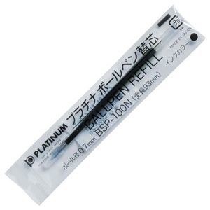 【新品】（まとめ）プラチナ ボールペン 替芯 0.7mm 黒 BSP-100N#1 1本 【×30セット】_画像1