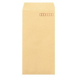 【新品】(まとめ)ピース R40再生紙クラフト封筒 テープのり付 長3 85g/m2 〒枠あり 業務用パック 497 1箱(1000枚) 【×3セット