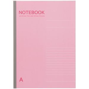 【新品】（まとめ）TANOSEE ノートブック セミB5 A罫7mm 50枚 ピンク 1セット（50冊） 【×3セット】