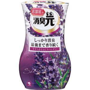 【新品】（まとめ）小林製薬 お部屋の消臭元 やすらぎそよぐラベンダー 400ml 1個 【×10セット】_画像1