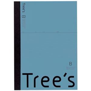 【新品】（まとめ）キョクトウ・アソシエイツ Trees A4 B罫 40枚 ブルーグレー【×20セット】_画像1