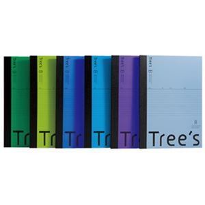 【新品】（まとめ）キョクトウ・アソシエイツ Trees B5 B罫 30枚 グリーン【×50セット】