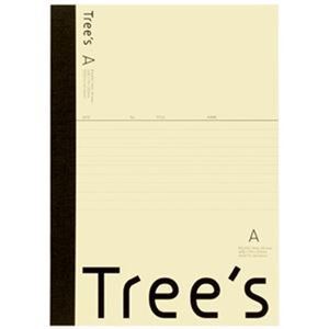 【新品】（まとめ）キョクトウ・アソシエイツ Trees B5 A罫 50枚 クリーム【×100セット】_画像1
