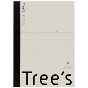 【新品】（まとめ）キョクトウ・アソシエイツ Trees B5 A罫 40枚 クリーム【×30セット】_画像1