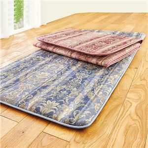 【新品】固わた マットレス/寝具 【シングル ピンク】 約100×200cm 床付き軽減仕様 日本製 〔ベッドルーム 寝室 プレゼント〕_画像3