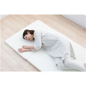 【新品】マットレス 寝具 シングル 約91×192×4cm アイボリー 日本製 お試し4cmマットレス ベッドルーム 寝室 インテリア家具_画像1