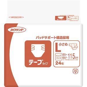 【新品】王子ネピア ネピアテンダー テープタイプ小さめL 1セット(72枚：24枚×3パック)_画像1