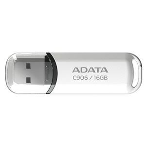 【新品】(まとめ）A-DATA C906小型USBフラッシュドライブ 16GB ホワイト AC906-16G-RWH 1個【×10セット】_画像1