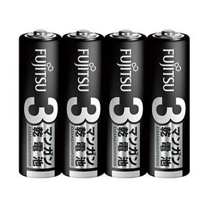 【新品】FDK 富士通 マンガン乾電池 単3形R6PU（4S） 1セット（40本：4本×10パック）_画像1