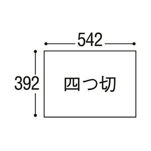 【新品】（まとめ）リンテック ニューカラーR 四つ切 みどり 4NCR-321 1パック(100枚)【×5セット】_画像3