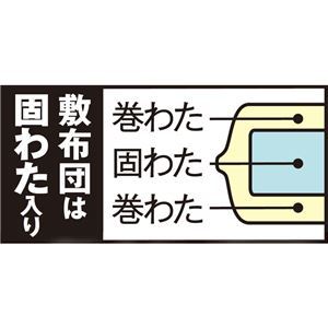 【新品】敷き布団 寝具 約70×180cm ブルー 日本製 抗菌 防臭 少し小さいが便利！ 軽量 ボリューム 敷布団 ベッドルーム_画像2